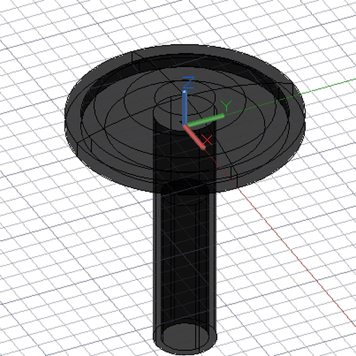 wc empurrar botão banheiro 3D print model - Mito3D