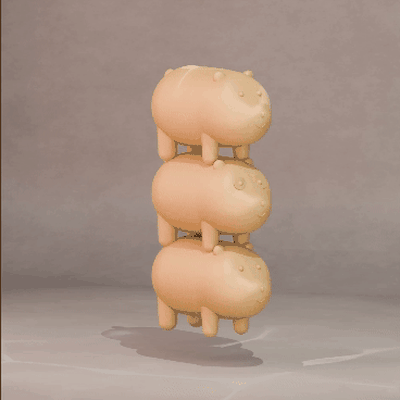 we desnudo oso arte stl 3d imprimible gratis modelo tridimen estudio 3d print model - Mito3D