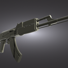 arme ak47 pistolet 3d print model - Mito3D