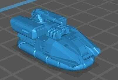 arma portador ciencia ficción aerodeslizador battletech fighttech 3d print model - Mito3D