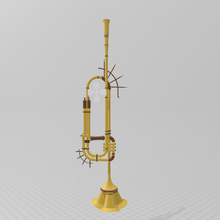 arma ikuti kami di fireforce de la arquitectura fuego fuerza shinra los auriculares trompeta 3d print model - Mito3D
