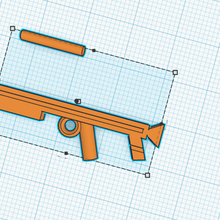silah meslekten olmayan bebekler moda tabanca bebek layman 3d print model - Mito3D