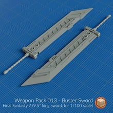 weapon pack 013 art gundamaccessories weaponpack 3d print model - Mito3D