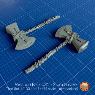 weapon pack 031 Various gundam gundamaccessories gundamweaponpacks 3d print model - Mito3D
