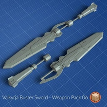silah paketlemek 06 gundamsilah paketi ustası gundam gundamaccessories gundamfan Gundamswords 3d print model - Mito3D