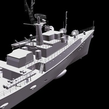 armes bateau 40k 3d print model - Mito3D