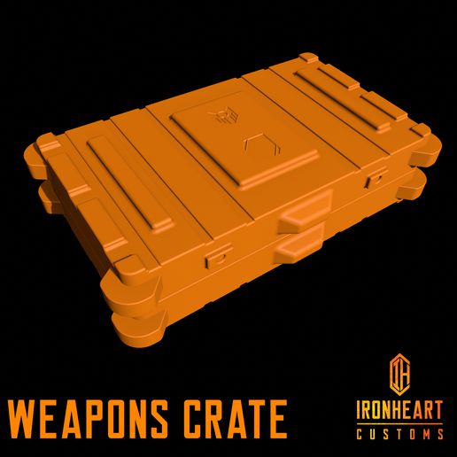 weapons crate 3D print model - Mito3D