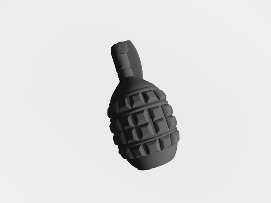 weapons of time - grenade 2 game weapon miniature mini figurine character wild west western middle earth dark ages terrain medieval train tabletop d&d war anime keychain hammer diorama 3d print model - Mito3D