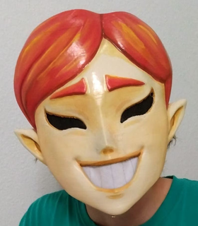 wearable display - happy mask salesman mask majora's mask majora's mask couples mask majora zelda cosplay  3d print model - Mito3D