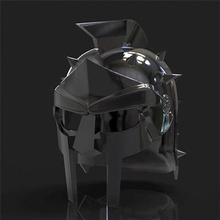 wearable gladiator maximus helmet various cosplay roman wearables 3d printed mid poly 3d print model - Mito3D