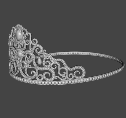 usable princesa corona joyería joya tiara cosplay carnaval disfraz 3d print model - Mito3D