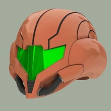 wearable samus aran helmet metroid prime 3 fashion tech spacesuit space prop nintendo mask costume cosplay comic con armor 3d print model - Mito3D