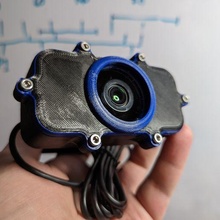 resistente alle intemperie webcam alloggi lente spazio gadget telecamera progetto Astuccio guaina 3d print model - Mito3D