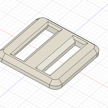Gurtband Leiter sperren Schnalle Mode 3d print model - Mito3D