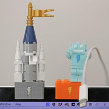 webcam cover-up lego brick adabot mini fig gadget compatible figure 3d print model - Mito3D