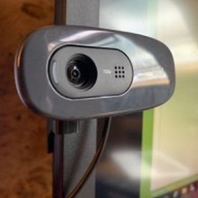 webcam monitor mount - logi c270 hd gadget logitech 3d print model - Mito3D