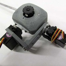 webcam pan tilt sistema vários servo robótica câmera 3d 3d print model - Mito3D