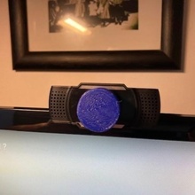 webcam shutter diam 20mm gadget security cache 3d print model - Mito3D