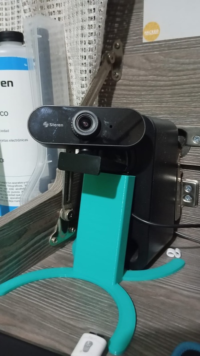 webcam suporte 3d print model - Mito3D