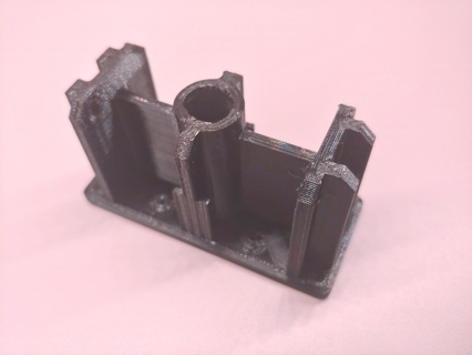 weber genesis ii grill caster insert 4 wheel conversion roller 3d print model - Mito3D