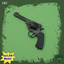 webley revolver - scale 1 4 gun rifle grg replica guns 3d print model - Mito3D