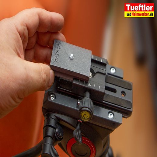 wechselplatte Foto Kamera Gadget Adapter montieren Fotografie kamerastativ schnellwechselplatte 3D print model - Mito3D