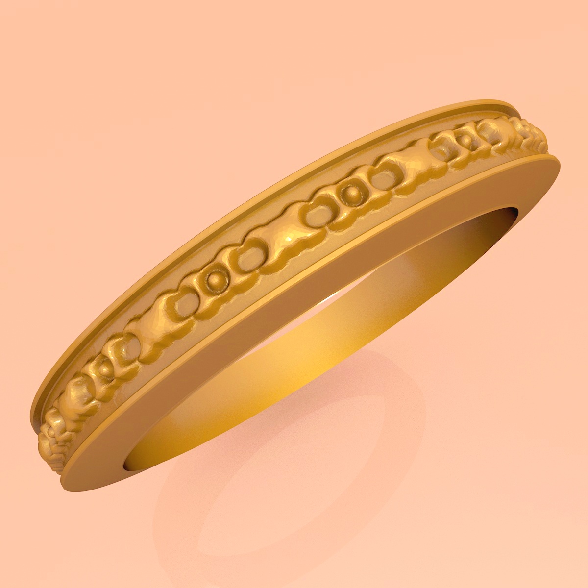 Boda banda joyería joya anillo rwjsp46 patrón 3d imprimible modelo prototipos oro stl alivio sello ktkill sonipardeep impresión Listo compromiso bandas mujer hombres 3D print model - Mito3D