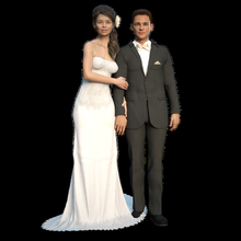 nozze sposa 3 trucco fotografia moda bellezza impegnato ragazza bellissimo fidanzata 3d print model - Mito3D