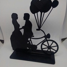 wedding cake topper moto vari compleanno 3d print model - Mito3D