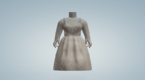 wedding dress 009 funko pop 3d print model - Mito3D