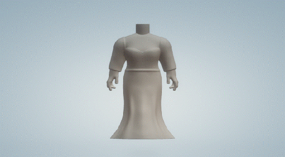 mariage robe 017 funko pop 3d print model - Mito3D