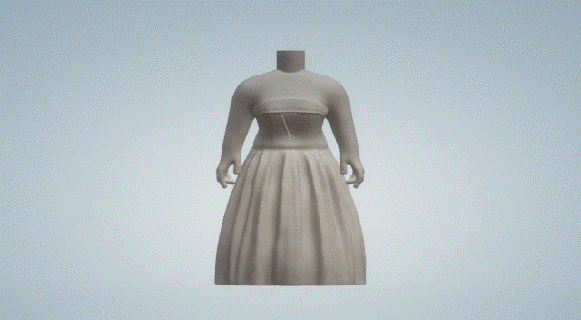 wedding dress 018 funko pop 3d print model - Mito3D