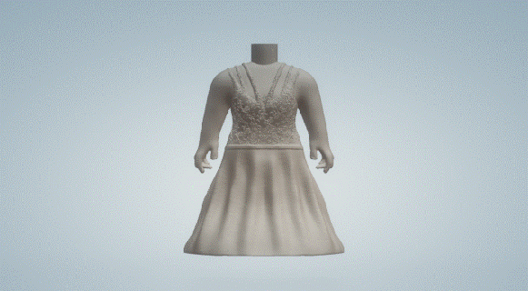 mariage robe 020 funko pop 3d print model - Mito3D