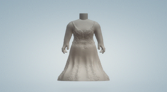 mariage robe 022 funko pop 3d print model - Mito3D