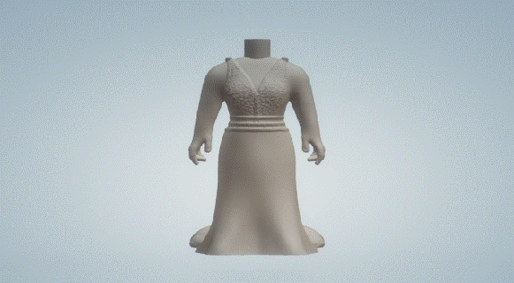 Boda vestido 057 funko popular Arte 3d print model - Mito3D