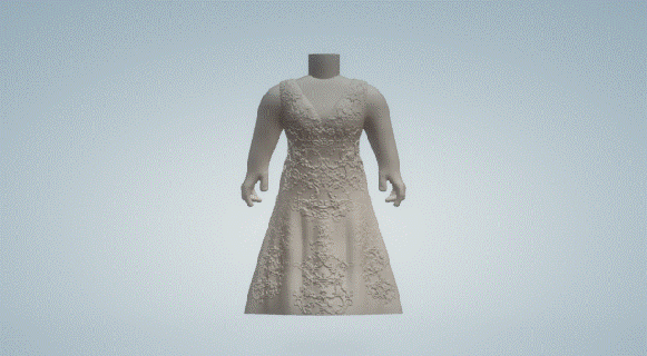 mariage robe 064 funko pop art 3d print model - Mito3D