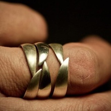 anel de casamento jóias 3d print model - Mito3D