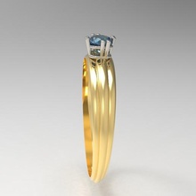 anel de casamento jóias renderização 3dprinting diamante 3d print model - Mito3D