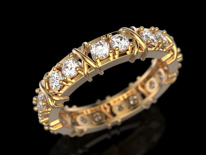 nozze squillare 47 gioielleria Stampa 3dprinted stampabile anelli design gioiello d'oro moda stampa oro prototipazione argento 3d print model - Mito3D