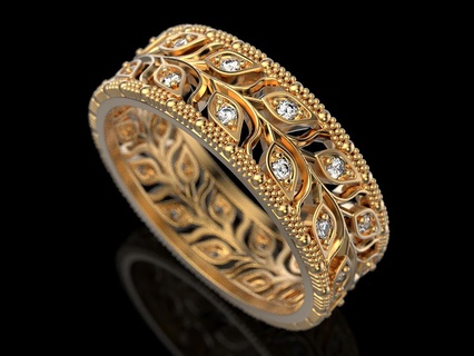 nozze squillare 49 gioielleria Stampa 3dprinted stampabile anelli design gioiello d'oro moda stampa oro prototipazione argento 3d print model - Mito3D