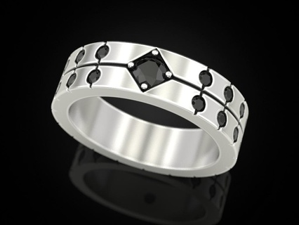 mariage bague 76 bijoux impression 3dprinted imprimable anneaux conception bijou d'or mode or prototypage argent 3d print model - Mito3D
