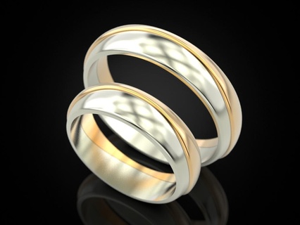 mariage bague 80 bijoux impression 3dprinted imprimable anneaux conception bijou d'or or argent pneu bande roulement modèle impressionnant 3d print model - Mito3D