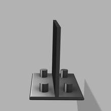 cuña de las tablas la terraza casa cuchillas 3d print model - Mito3D