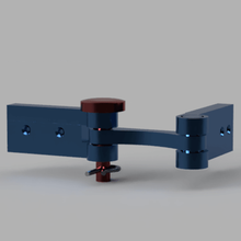 wedge-lock-offset arm home lock - Verschluss Nut Scharnier 3d 3d print model - Mito3D