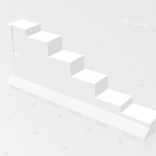 cuña de la escalera herramienta 3d print model - Mito3D