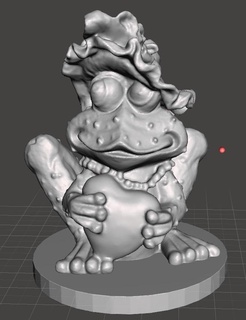 wednesday dudes baby frog Home my 3d print model - Mito3D