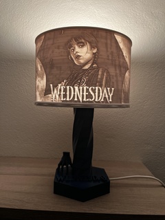 wednesday lamp adams family things 3d print model - Mito3D
