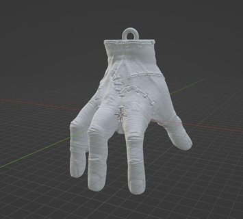 wednesday thing keychain thing wednesday  3d print model - Mito3D