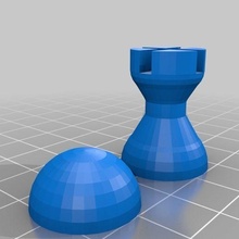 weeble-wobble chess set tinkercad weeble weeblewobble wobble toy_game_accessories 3d print model - Mito3D