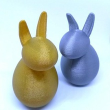 weeble bunny game easter 3d print model - Mito3D